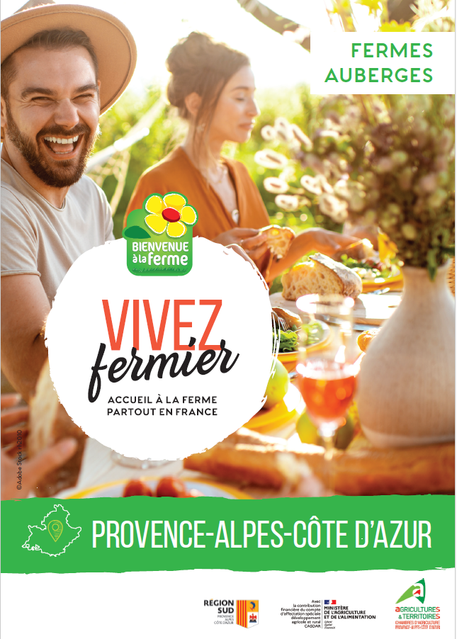 Guide des Fermes Auberge de la région Provence-Alpes-Côte d'Azur