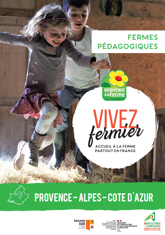 Guide des fermes pédagogiques de la région Provence-Alpes-Côte d'Azur