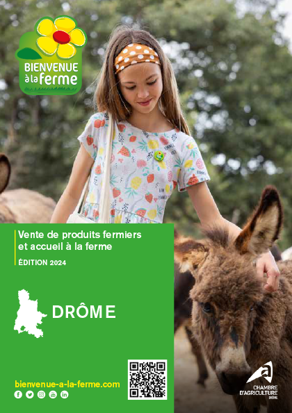 Guide Bienvenue à la ferme en Drôme 2024