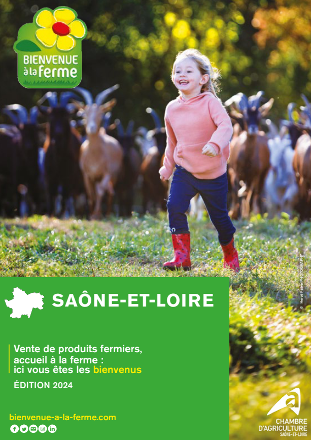 Guide des producteurs Bienvenue à la ferme en Saône-et-Loire 2024